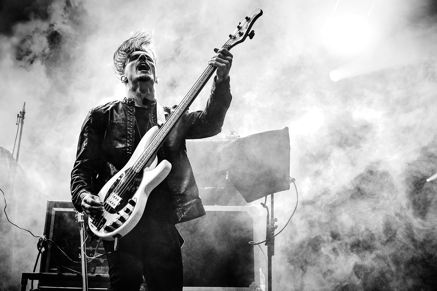 Rotten Bobby performing on stage